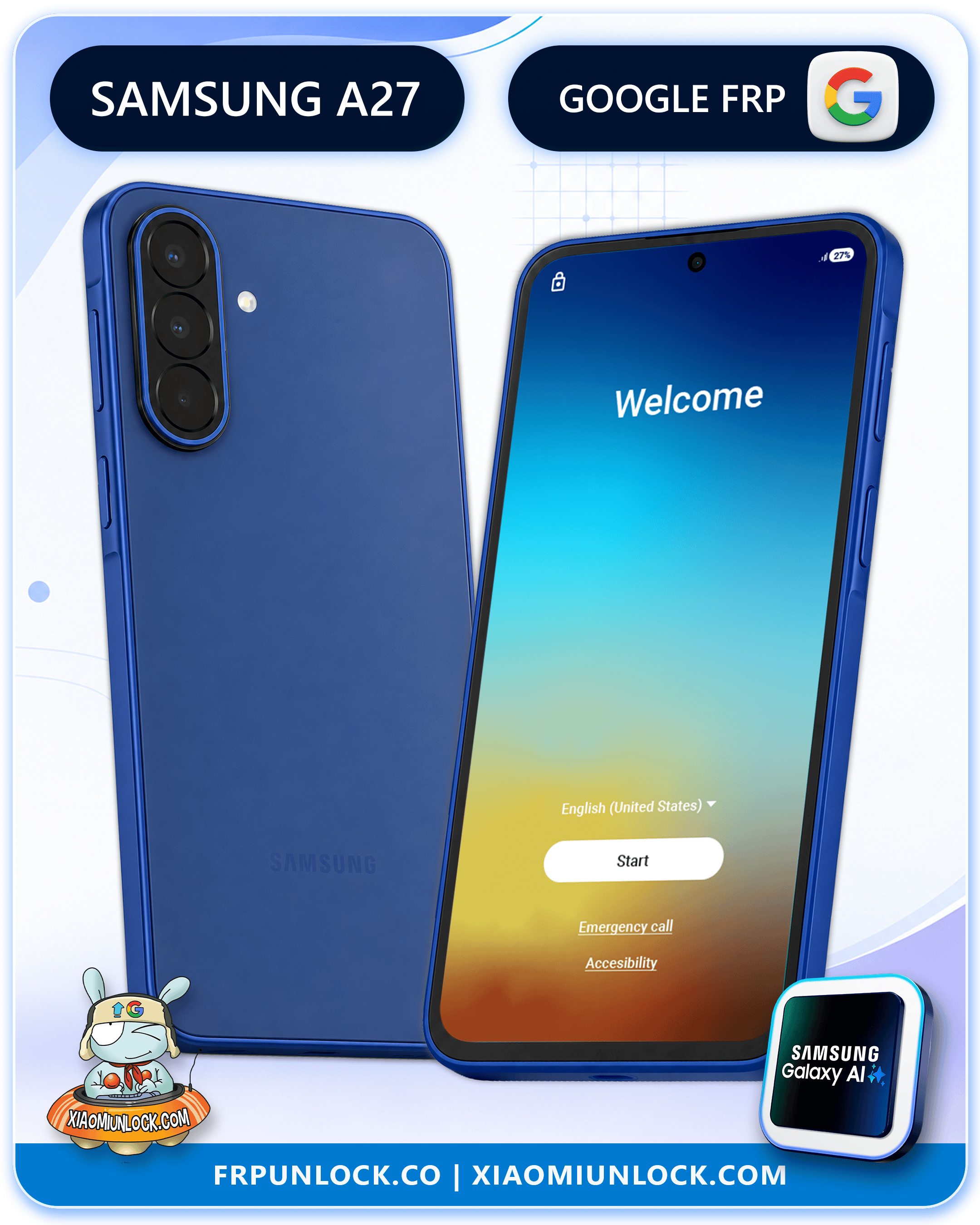 Eliminar Cuenta Google Samsung Galaxy A27