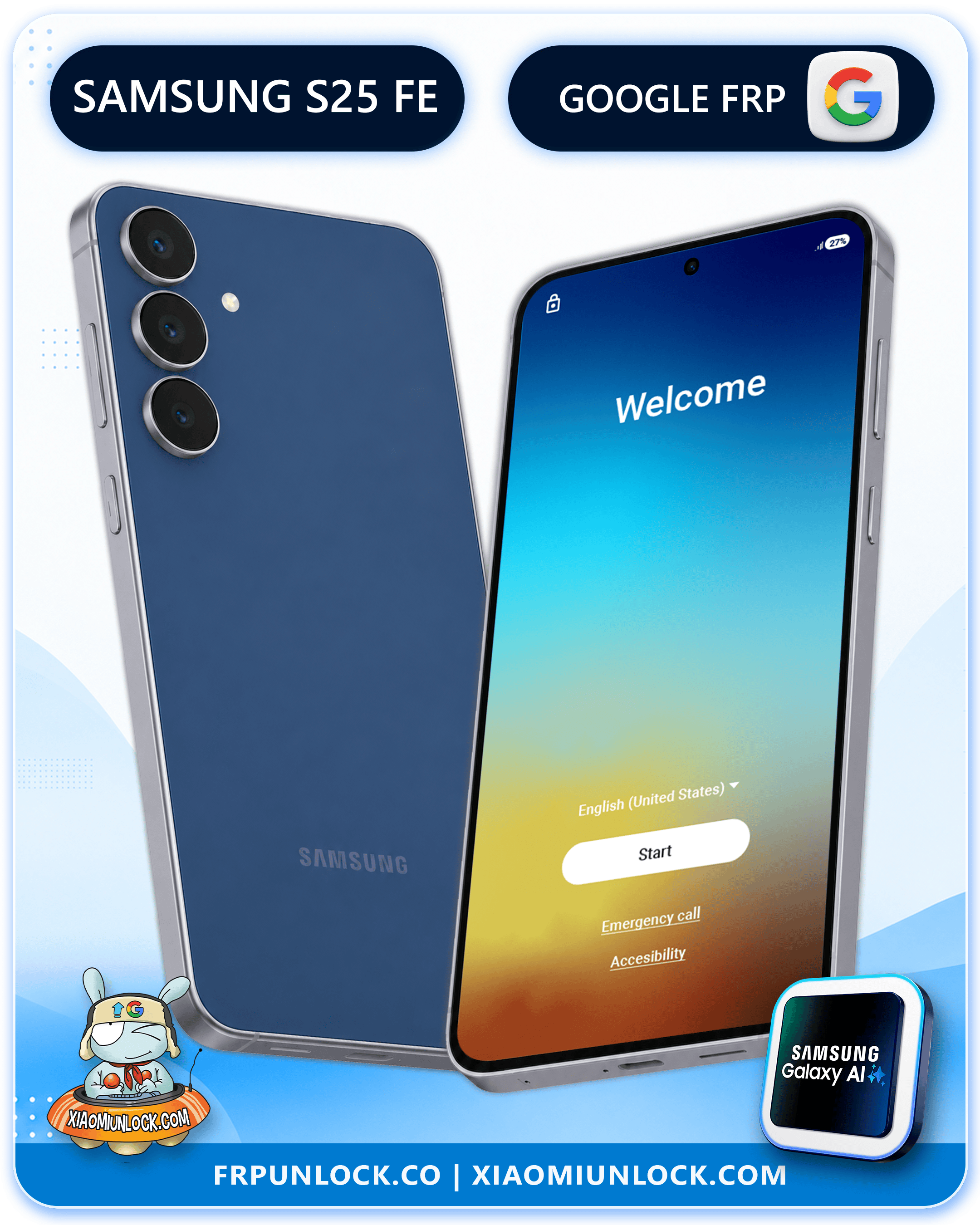 Remove Google Account Samsung Galaxy S25 FE