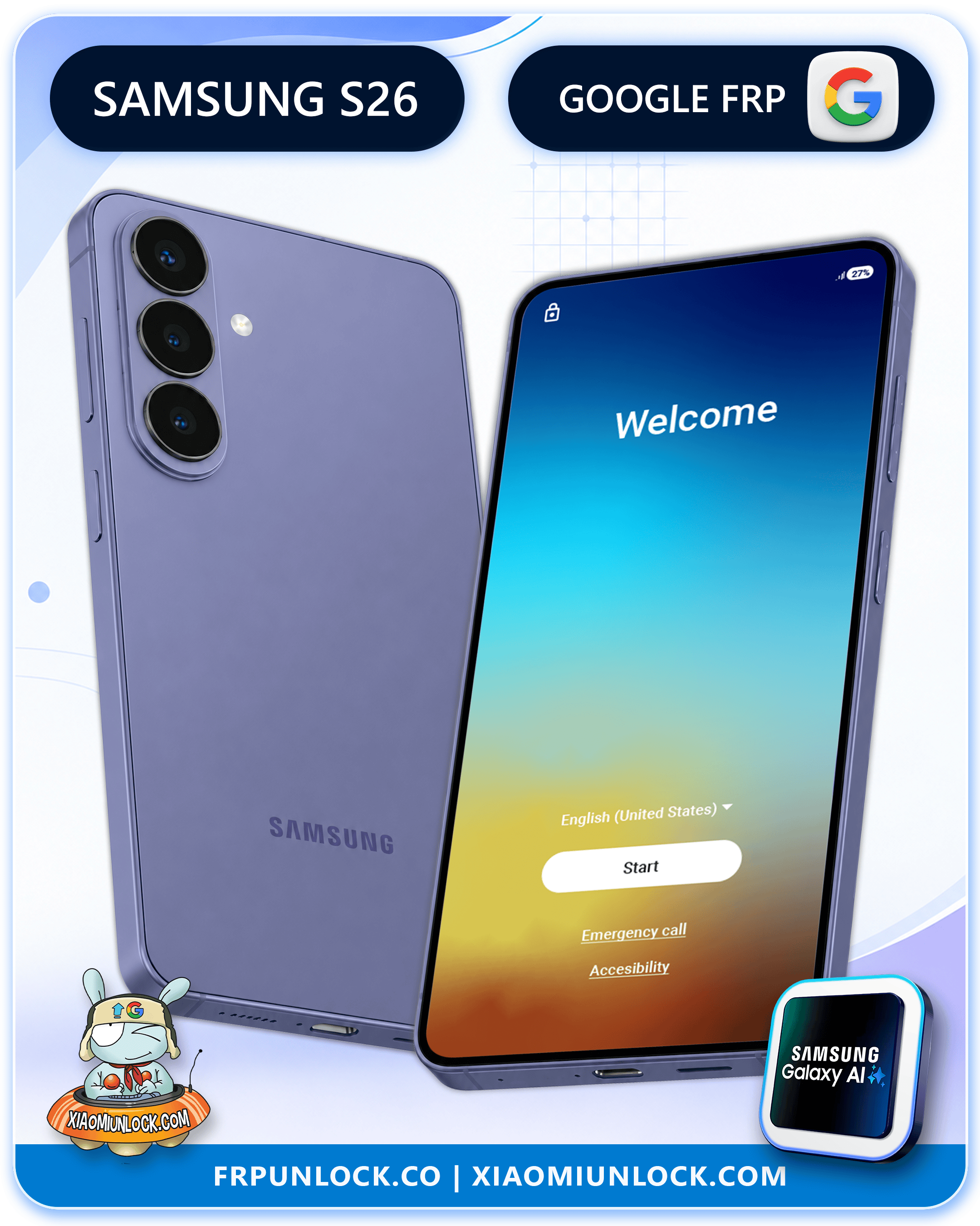 Remove Google Account Samsung Galaxy S26