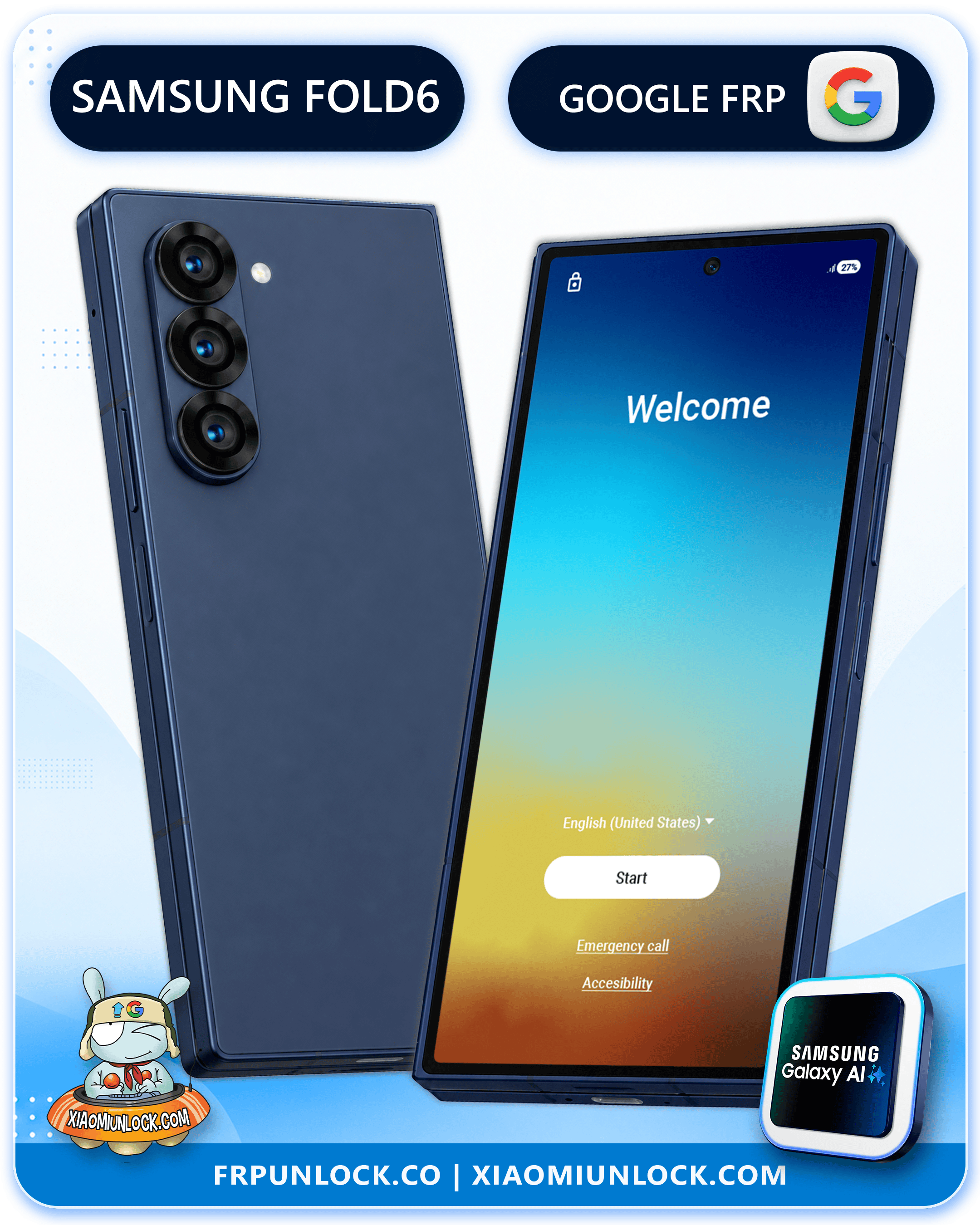 Eliminar Cuenta Google Samsung Galaxy Z Fold 6