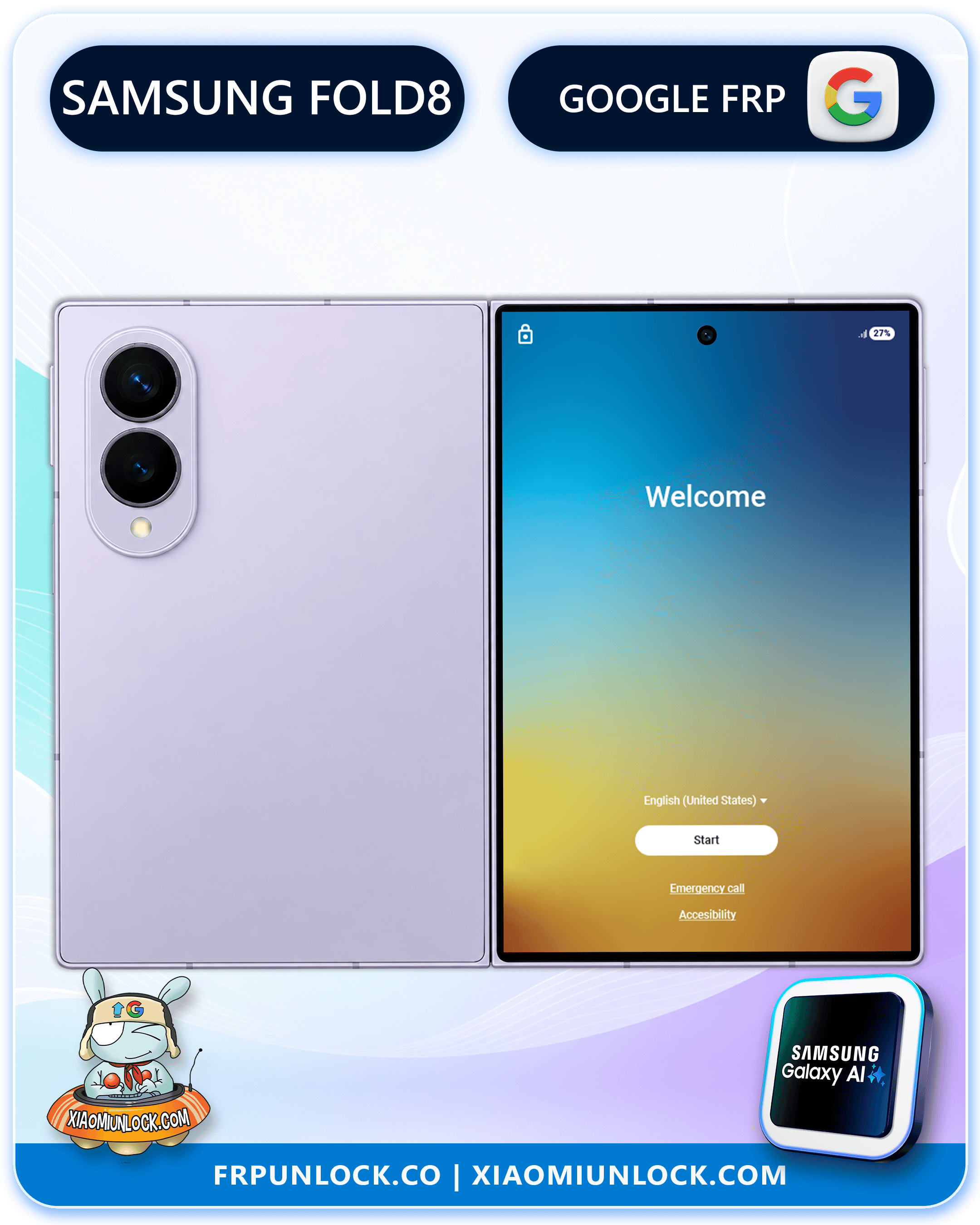 Eliminar Cuenta Google Samsung Galaxy Z Fold 8