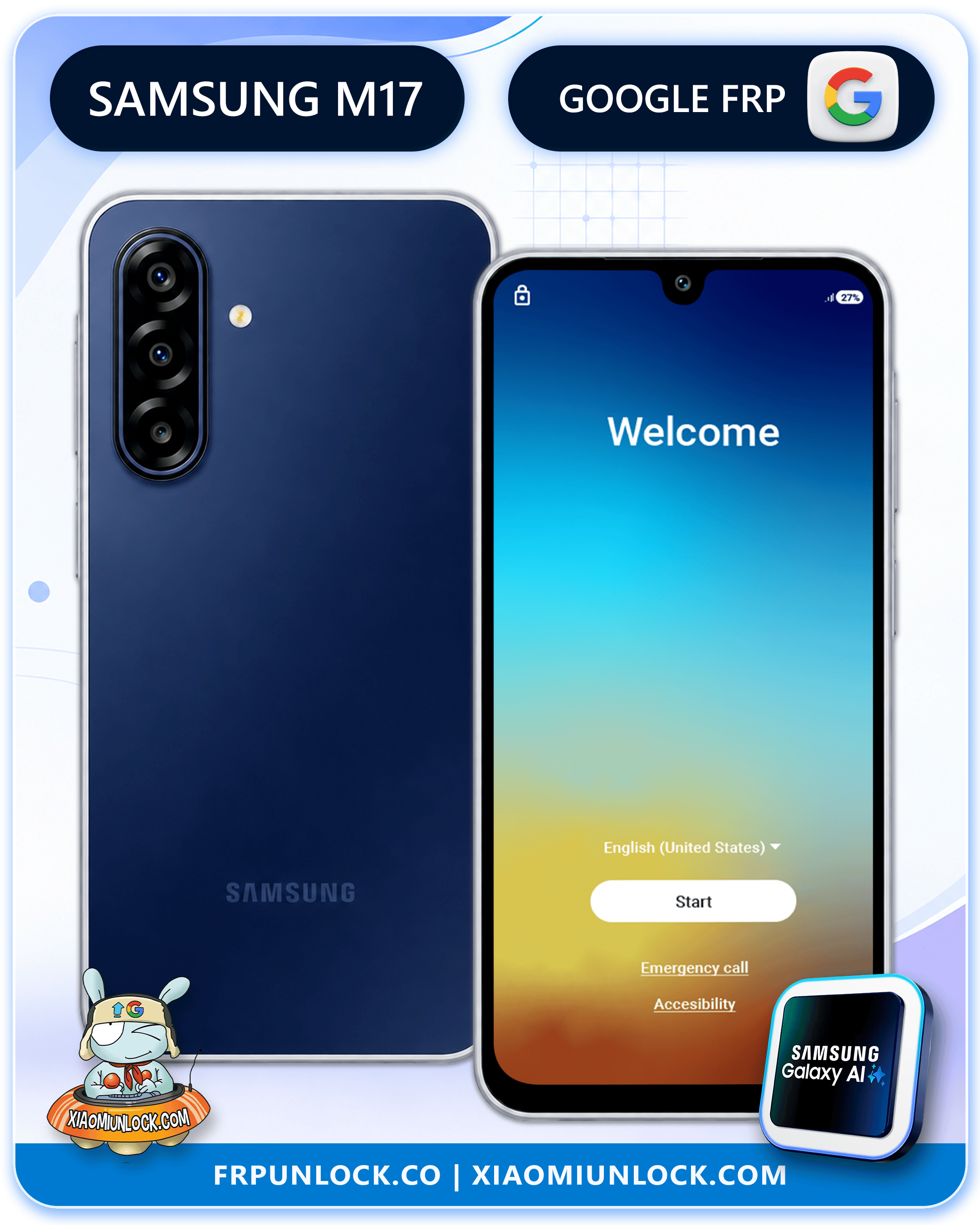 Eliminar Cuenta Google Samsung Galaxy M17