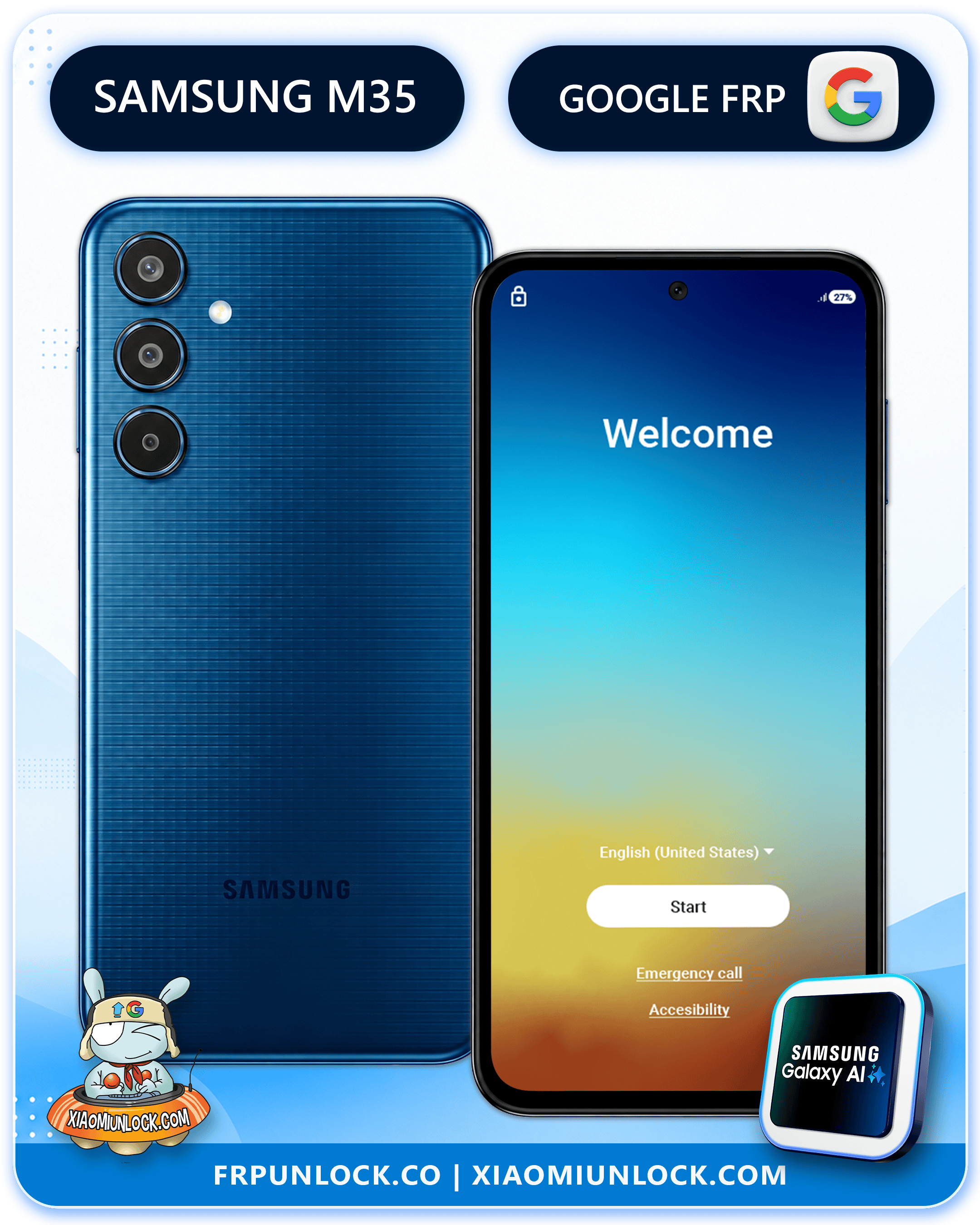 Eliminar Cuenta Google Samsung Galaxy M35