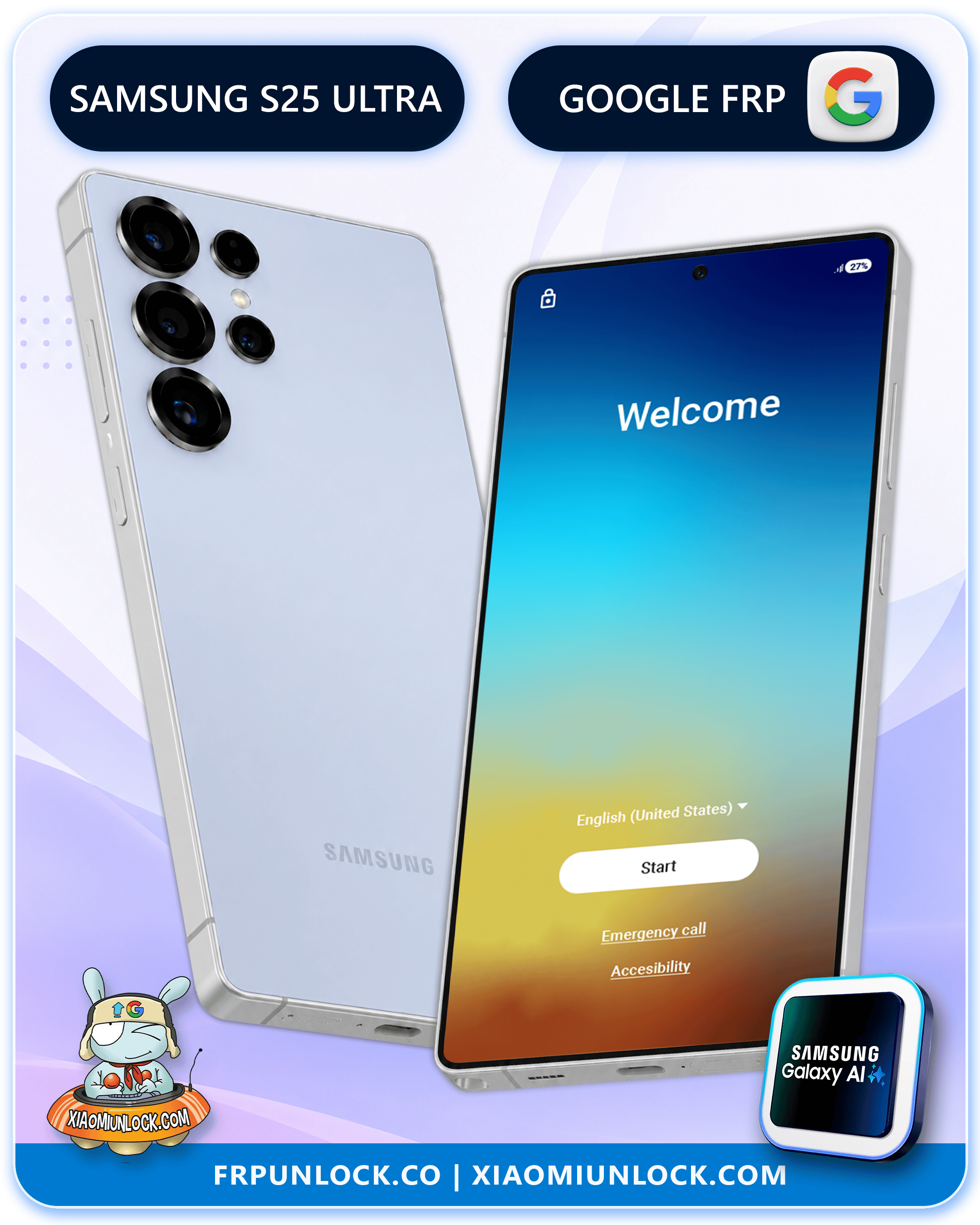 Eliminar Cuenta Google Samsung Galaxy S25 Ultra