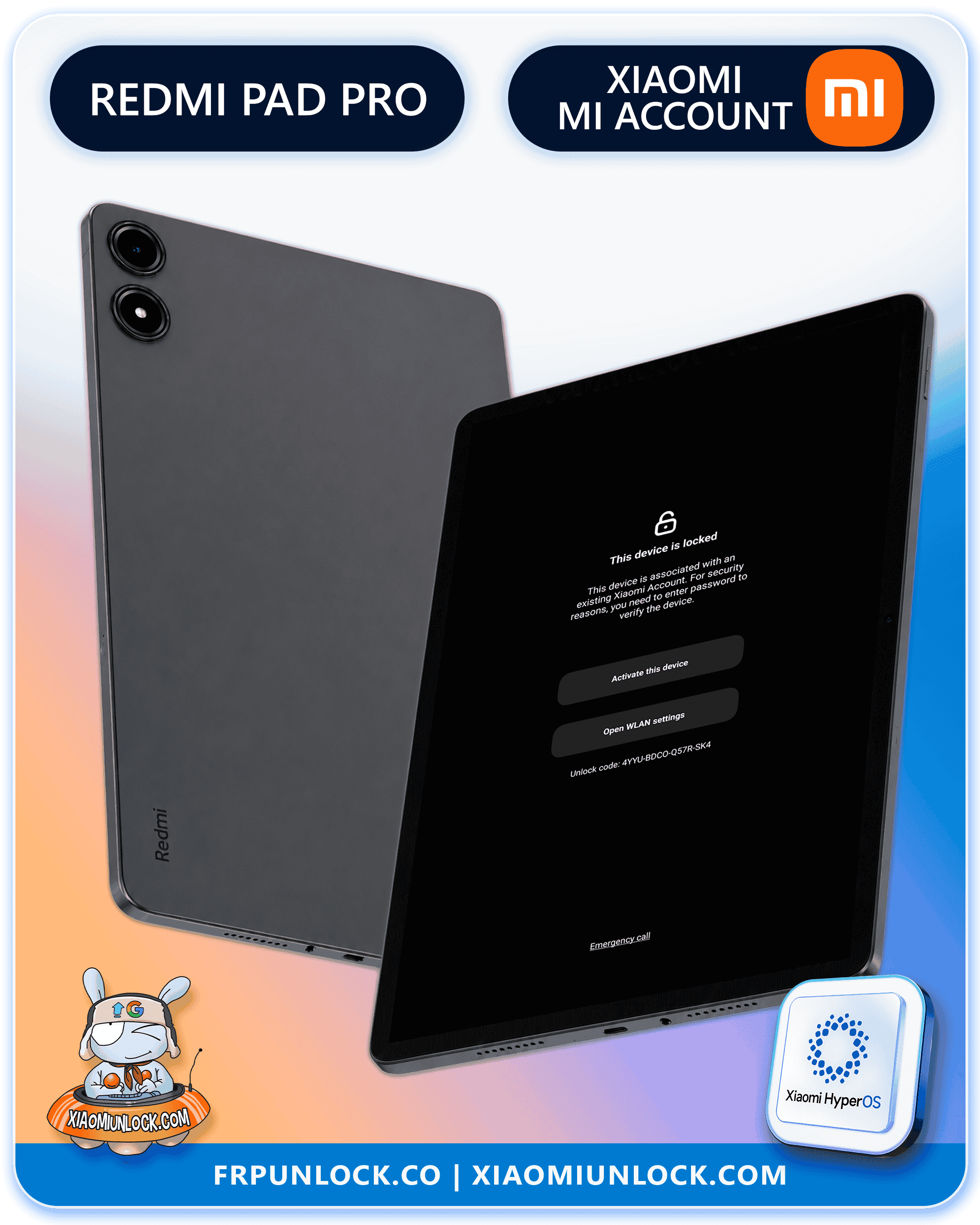 Eliminar Cuenta Mi Xiaomi Redmi Pad Pro
