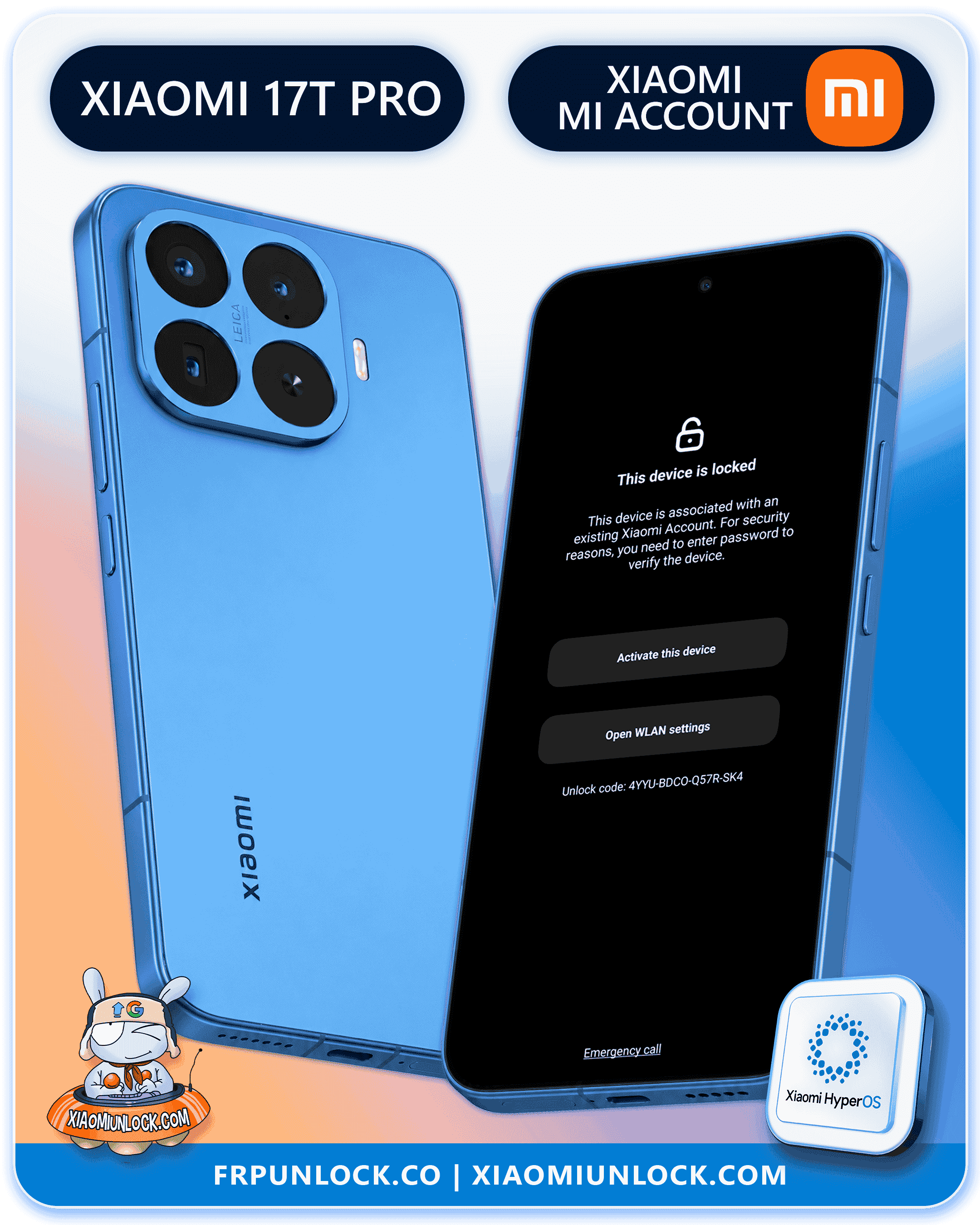  Remove Mi Account Xiaomi 17T Pro          