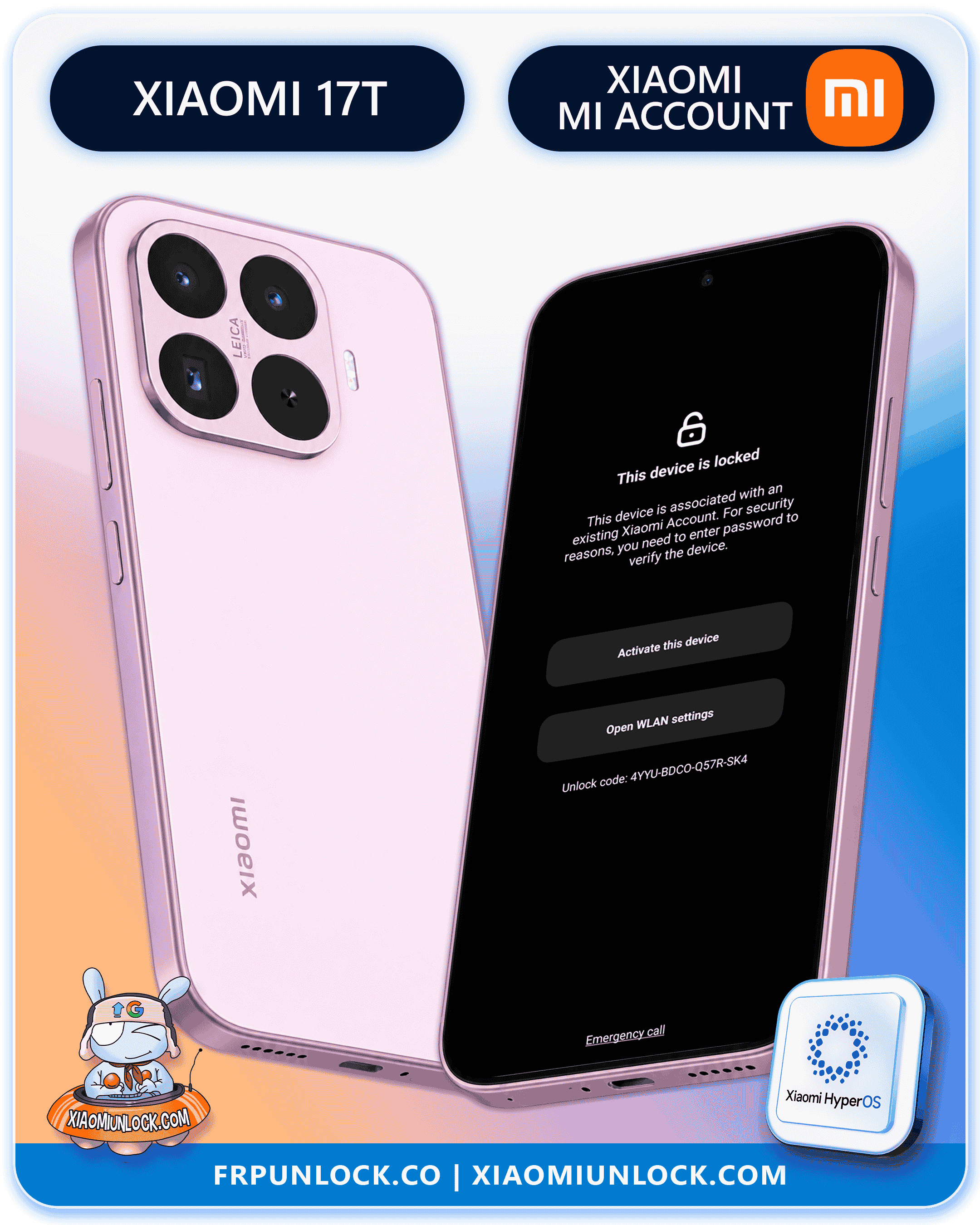 Remove Mi Account Xiaomi 17T